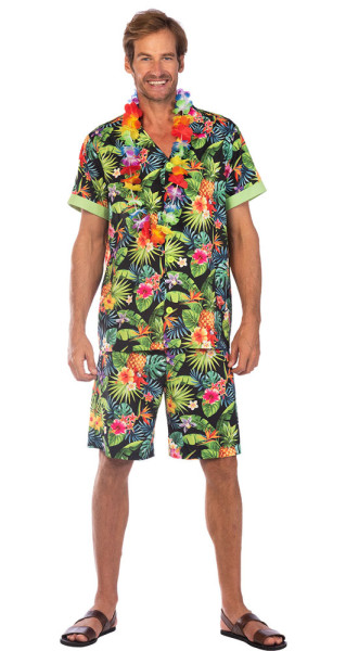 Costume de plage hawaïen pour homme