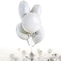 Vorschau: 5 Heliumballons in der Box White