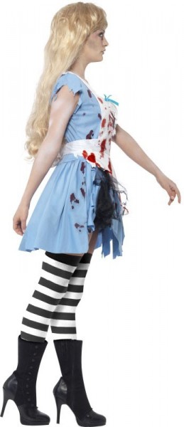 Costume de fille zombie sanglant 3