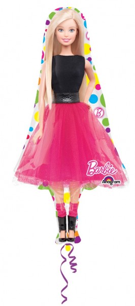 Barbie Fashionista Folienballon 53cm x 1,06m