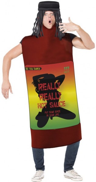 Bottle of Really Hot Sauce Costume