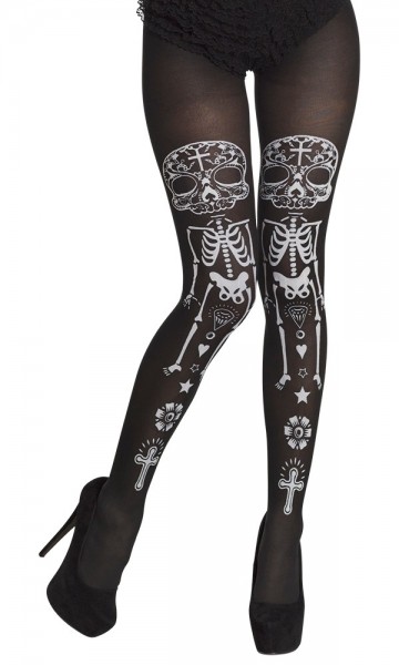 Day Of The Death Tights For Women