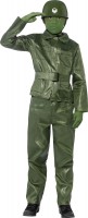 Vista previa: Disfraz infantil de soldado de juguete verde