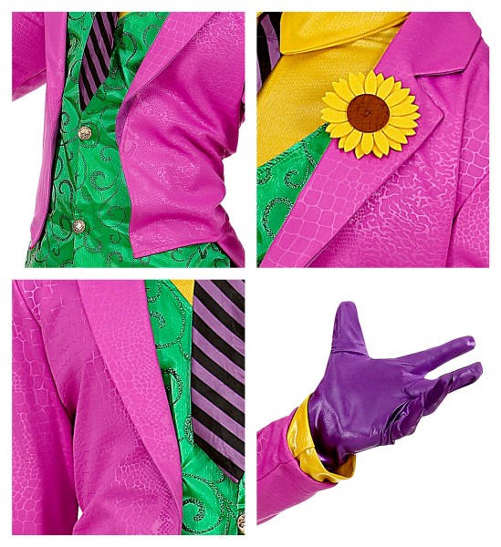 Costume da Joker pazzo per uomo 5