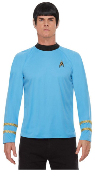 Koszula mundurowa Star Trek dla mężczyzn niebieska