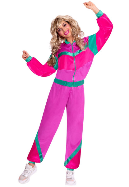 80s aerobic tracksuit for women