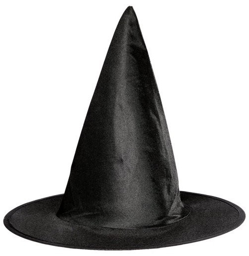 Sombrero de bruja infantil clásico negro
