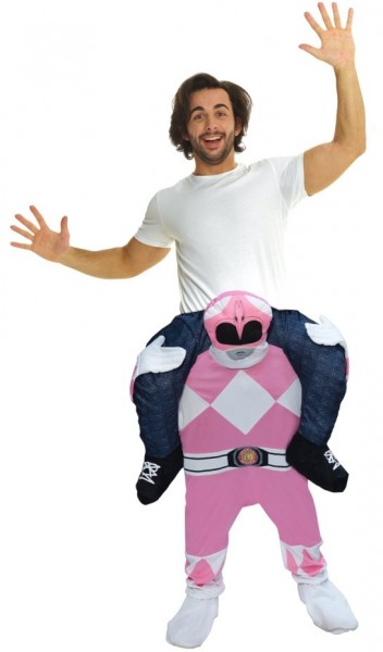 Pink Power Ranger Huckepack Kostüm