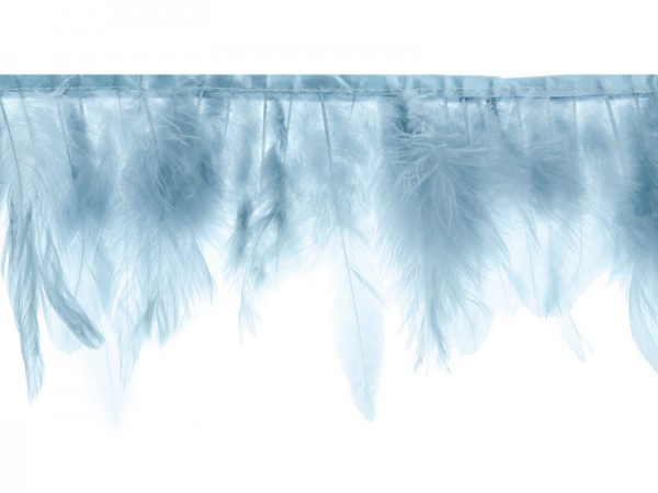 Heaven Blessed feather garland blue 1m 2
