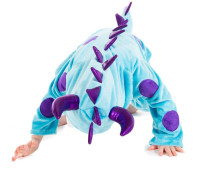 Preview: Blue mini monster kids costume