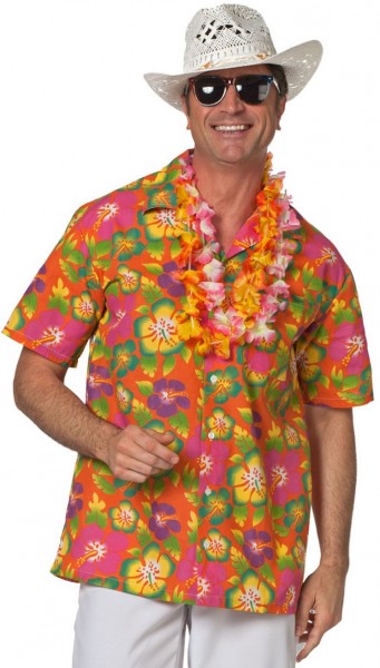 Hola desde camisa hawaiana de Hunululu