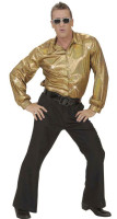 Voorvertoning: Glitter shirt Disco Fever Gold