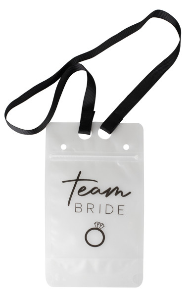 6 Shiny Bride drickspåsar Team Bride