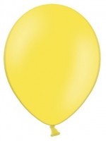 Oversigt: 10 Partystar balloner citrongul 30 cm