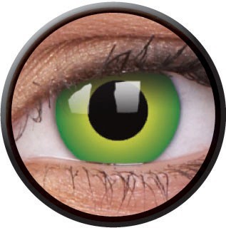 Monstergrønne kontaktlinser