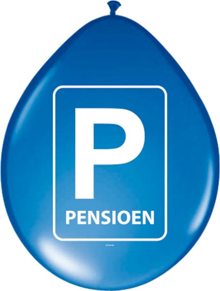Latex balloons pensions 8 pcs