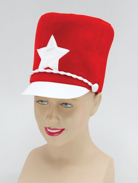 Red Majorette Guard Hat Carolin