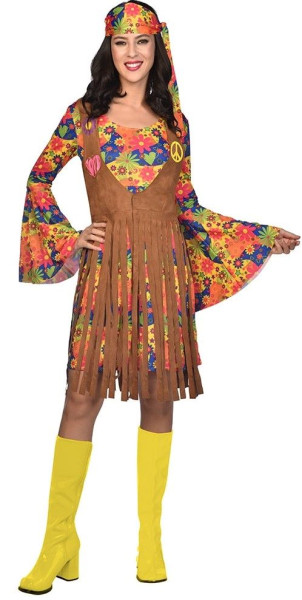 70er Jahre Hippie Kostüm Gabby 3