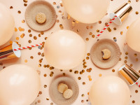 Preview: 10 Eco pastel balloons cream 26cm