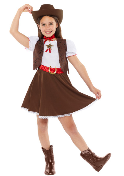 Wild West cowgirl girl costume