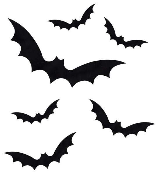 Etiqueta engomada de la ventana del murciélago de la noche de Halloween