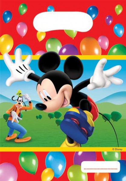 6 Mickey Mouse Wunderhaus Geschenktüten
