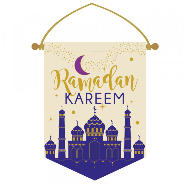 Ramadan linen mural