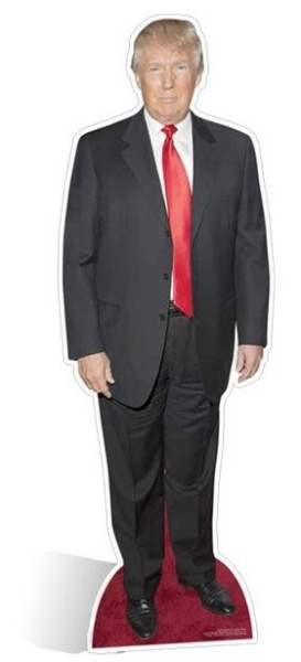 Expositor de cartón Donald Trump 1,86m