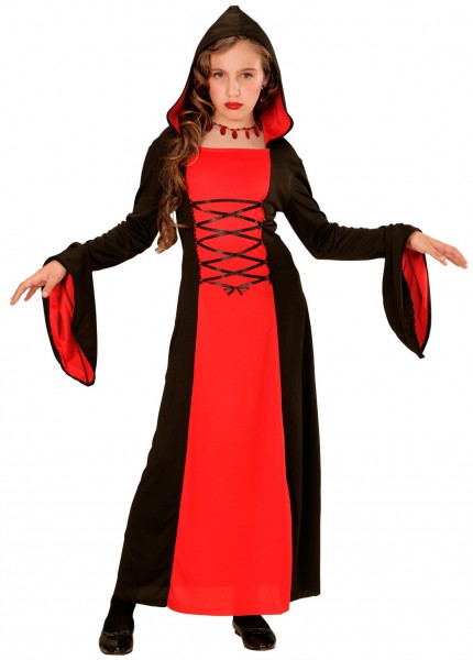 Disfraz de vampiro gótico Lady Emmi para niños
