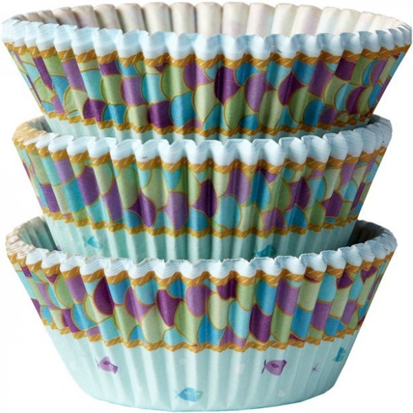 Adorable mermaid cupcake liners