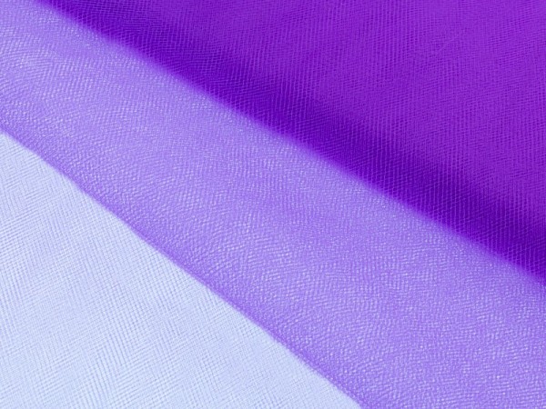 Tessuto di tulle fine in viola scuro 150 cm x 50 m 2