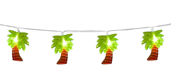 Palmen LED Lichterkette 140cm