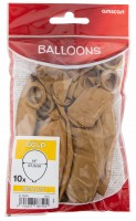 10 Goldene Luftballons Basel 27,5cm