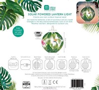 Förhandsgranskning: Tropical Summer Solar Powered Lantern 18cm
