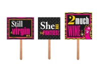 Preview: 3 signs girls night photo props