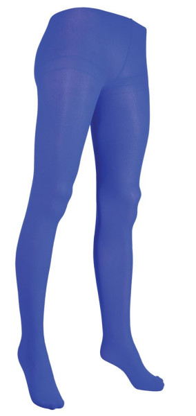 Opaque blue women's tights