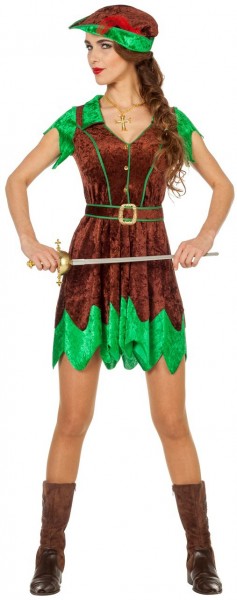 Disfraz de Robin vengador del bosque de Sherwood para mujer