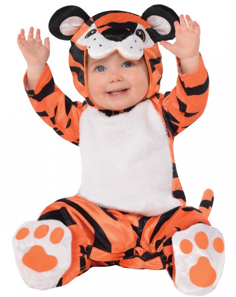 Cuddly tiger Timon baby overall