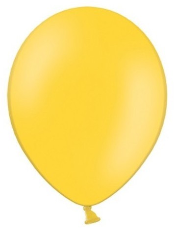100 Partystar Luftballons gelb 27cm