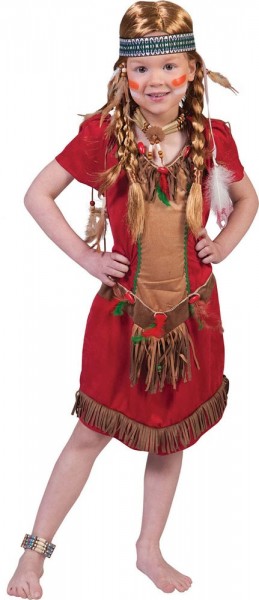 Indisk kvinna barn kostym robin