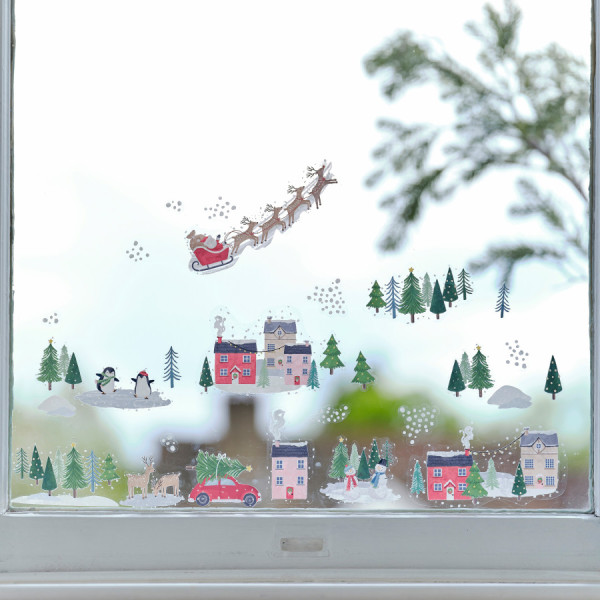 Naklejka na okno Winter Wonderland