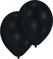 Set van 50 luchtballonnen zwart 27,5cm