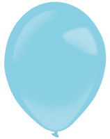 50 latexballonger Karibienblå 27,5cm