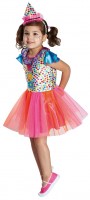 Oversigt: Lille prinsesse klovn børn kostum