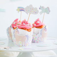 Preview: Glady Unicorn Muffin Pans 12 pieces
