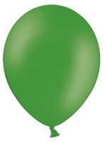 10 ballons étoiles vert sapin 27cm