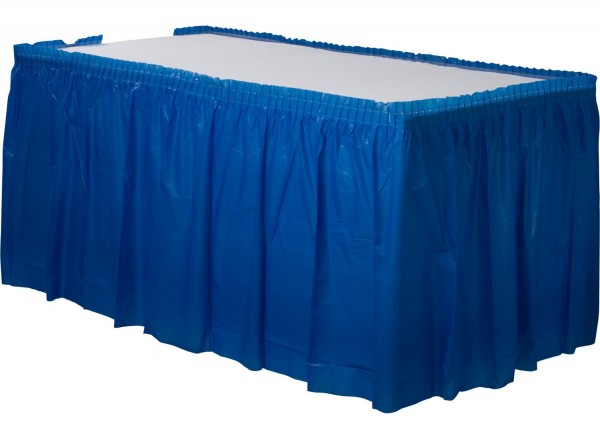 Bordure de table Mila bleu royal 4.26mx 73cm