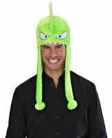 Aperçu: Chapeau d'alien punk vert