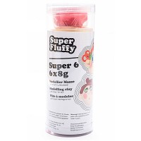 Super Fluffy Knete 6 x 8g