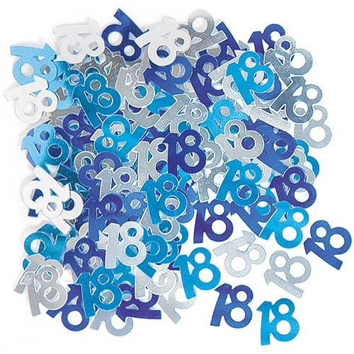 18th birthday blue sprinkle decoration miracle 14g